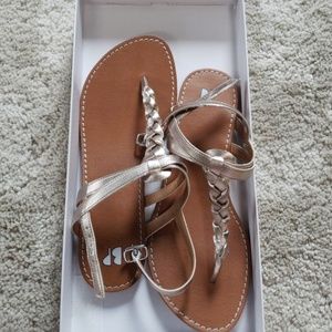 BNIB bp Gold Sandals
